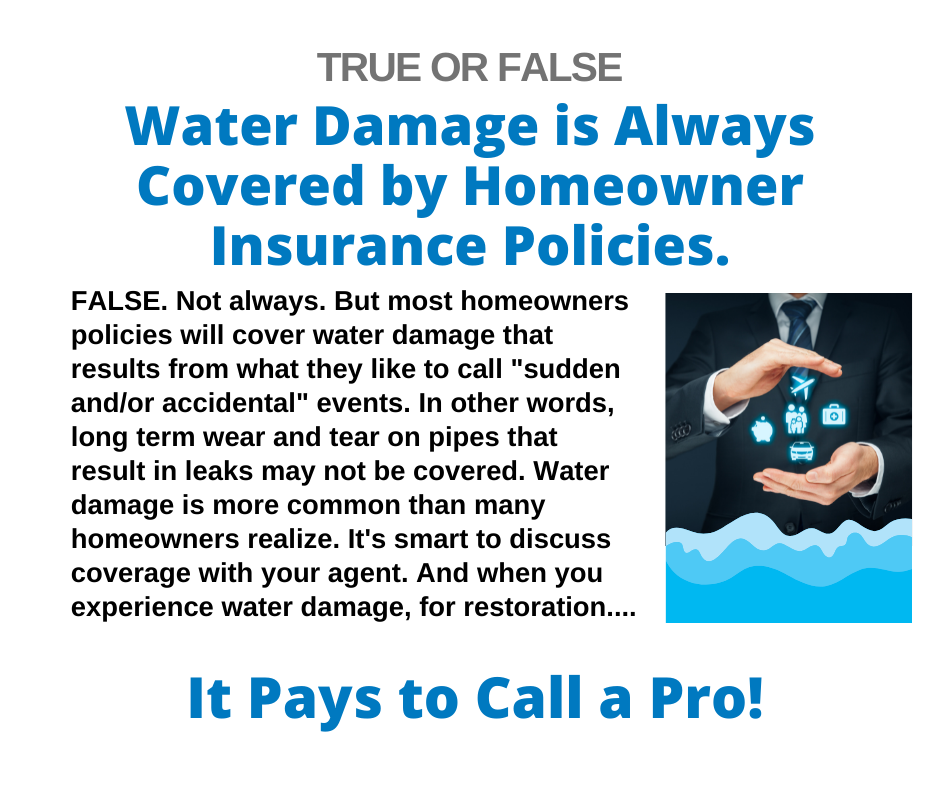 Philadelphia PA - Is Water Damage Always Covered by Insurance?