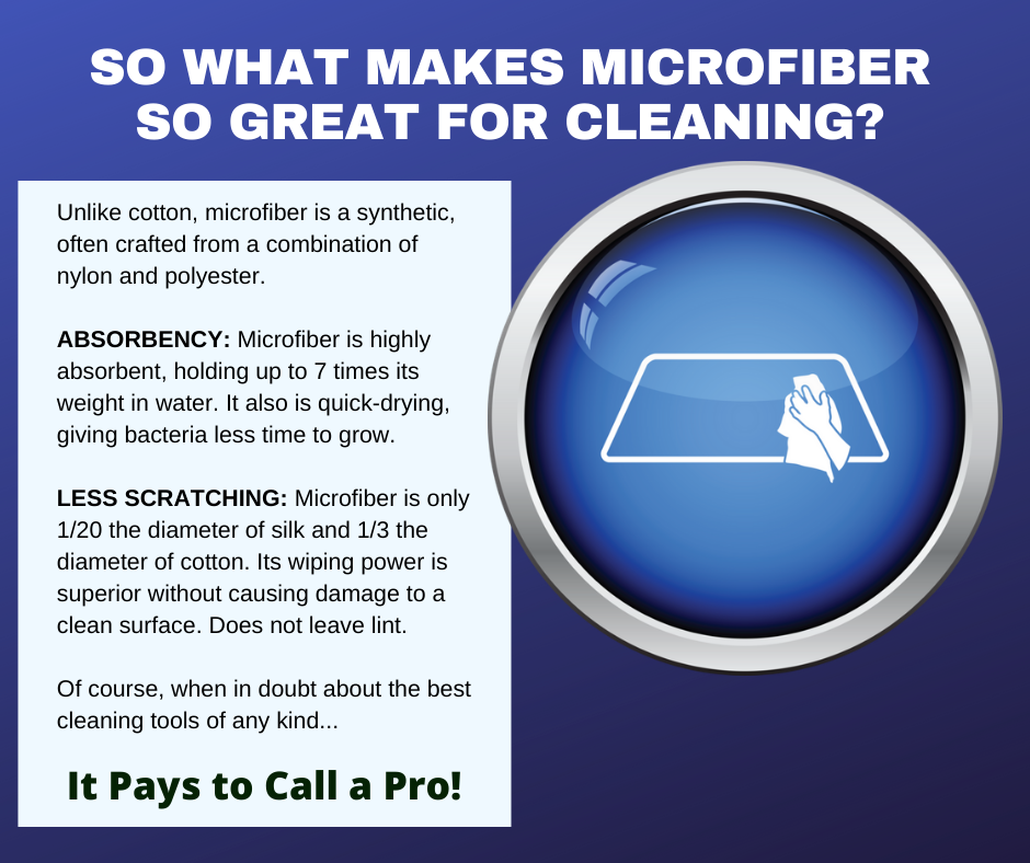 St. Helen CA - Microfiber is Great for Cleaning