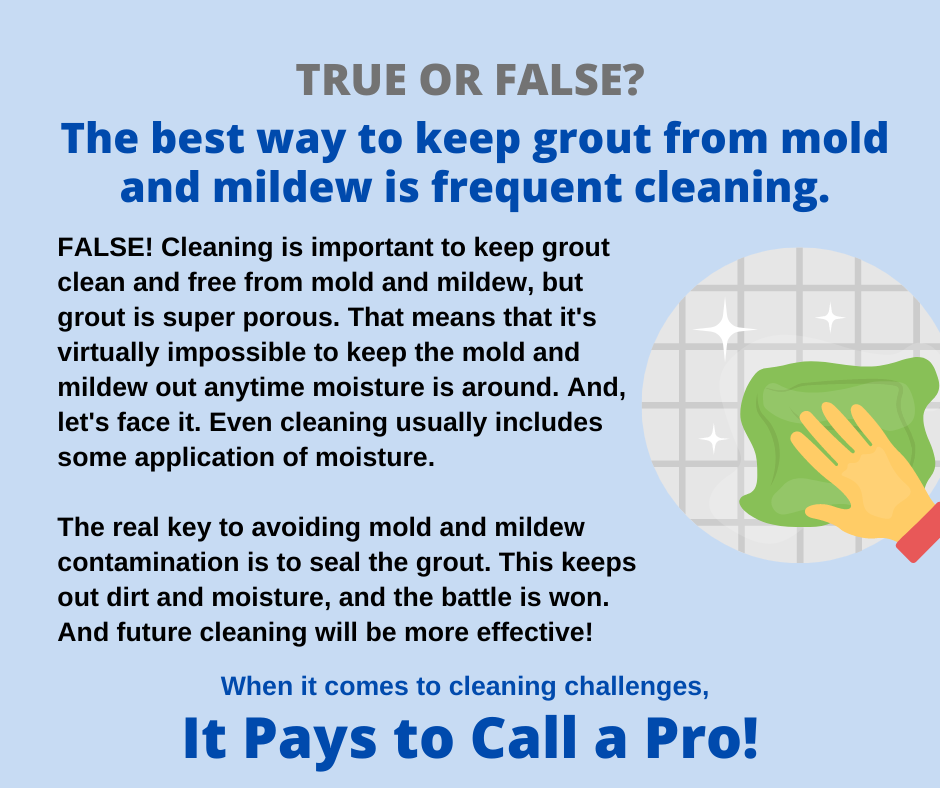 Naperville & Schaumburg IL – How to Keep Grout from Mold