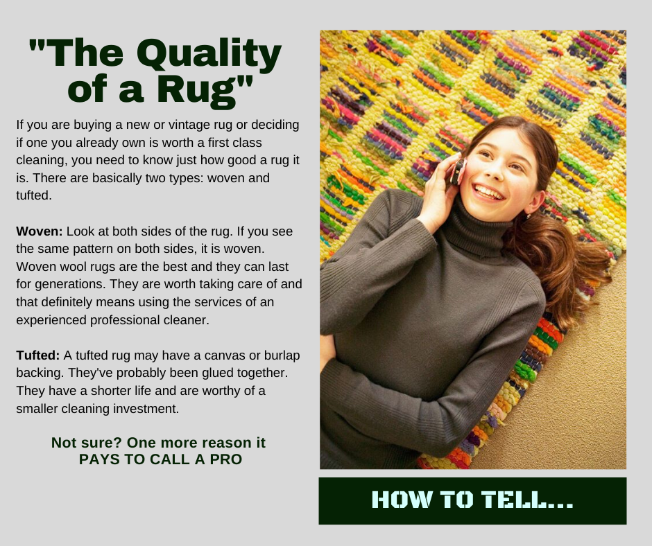 Nanaimo BC - How to Tell Rug Quality