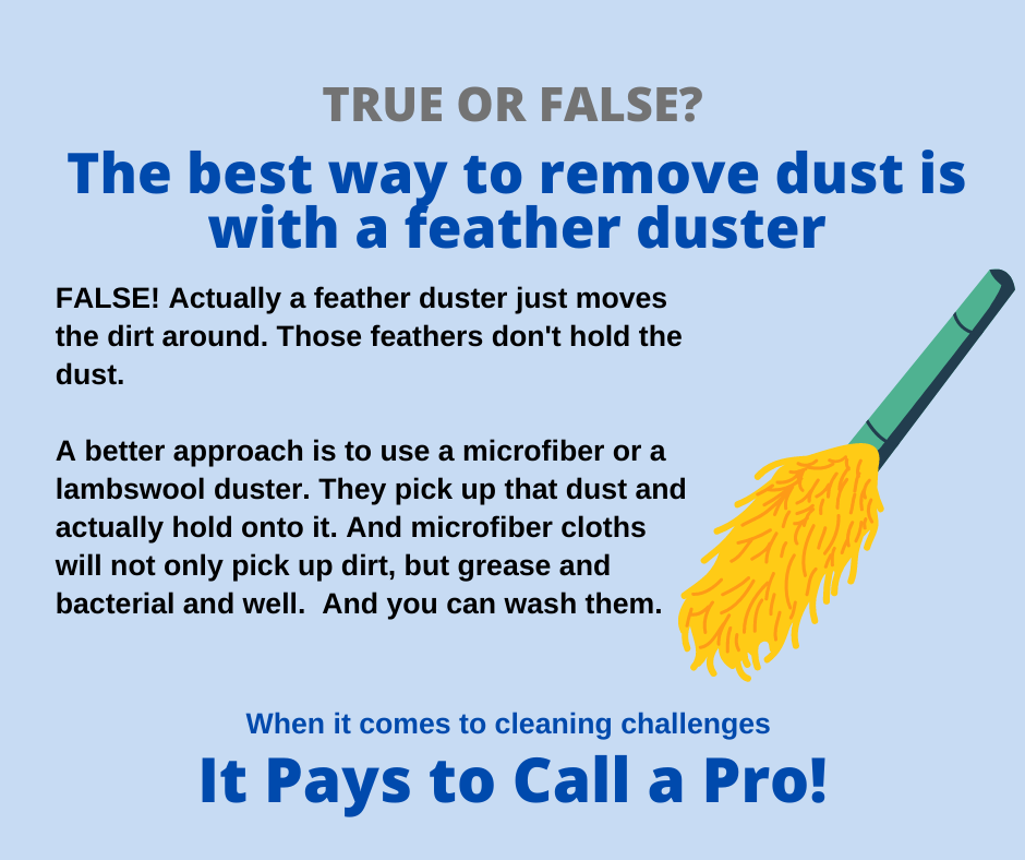 San Diego CA - Best Way to Remove Dust